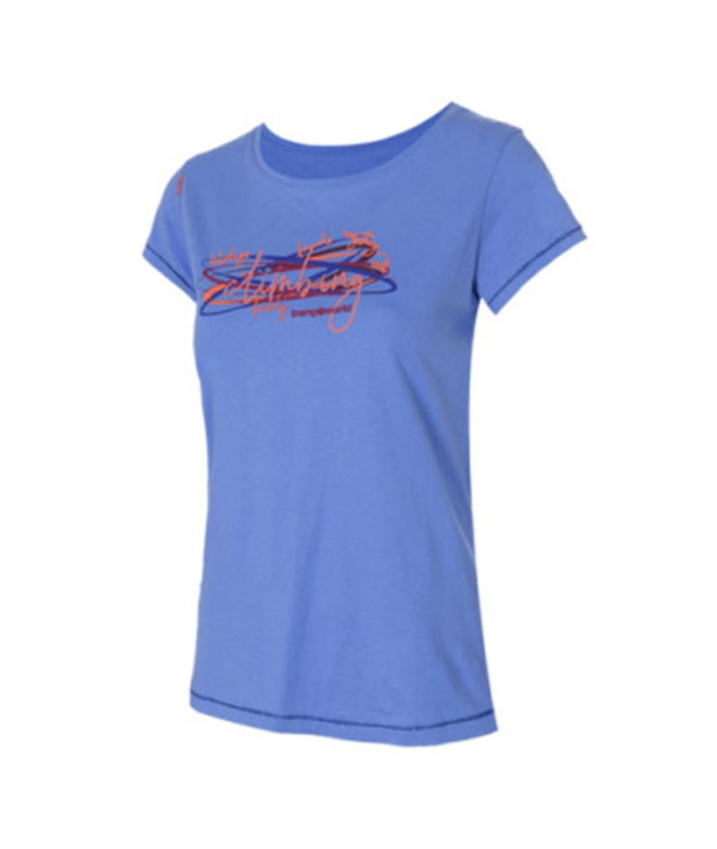 T-shirt Trangoworld Femme Cervia Bleu de corneille