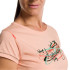 T-shirt Trangoworld Femme Cervia Pêche pâle
