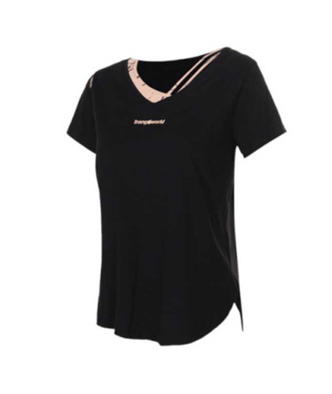 T-shirt Trangoworld Femme Peigne Garbi Caviar