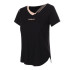 T-shirt Trangoworld Femme Peigne Garbi Caviar