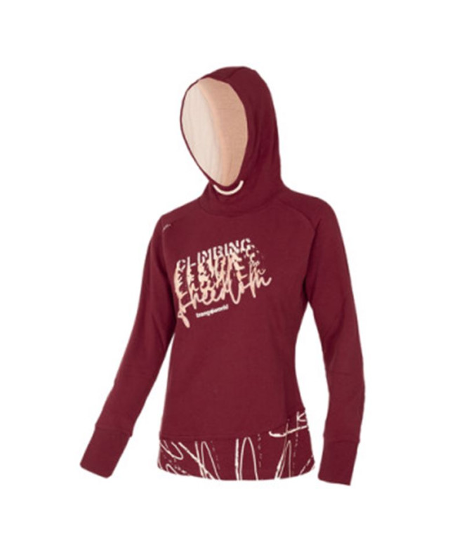 Sweat Trangoworld Femme Rosendal Cabernet/Pêche...