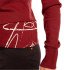 Sweat Trangoworld Femme Rosendal Cabernet/Pêche pâle
