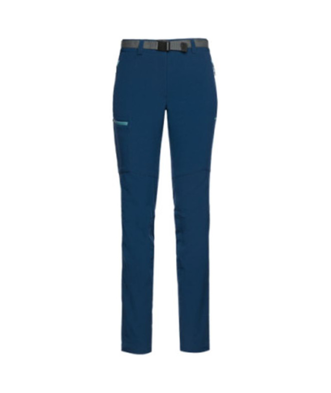Pantalons Trangoworld Femme Long Parana Blue