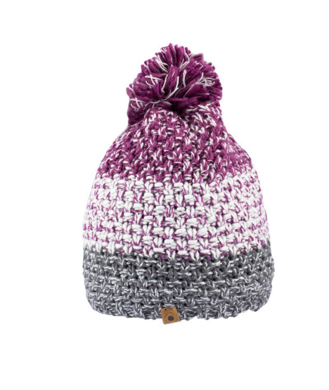 Bonnet Trangoworld Gavas violet/écru/gris