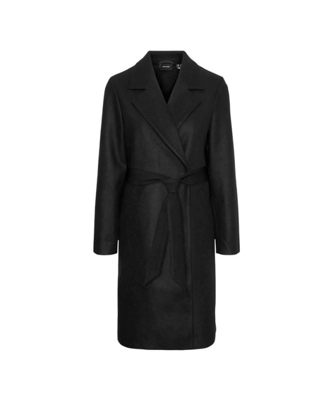 Veste Vero Moda fortuneaya Long Coat Black Femme