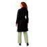 Veste Vero Moda fortuneaya Long Coat Black Femme