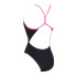 Maillot de bain Natation Femme de Zoggs Blaze Skyback Noir/Magenta