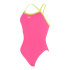 Maillot de bain Natation Femme de Zoggs Blaze Skyback Magenta/Lime
