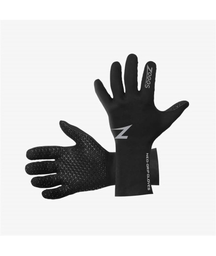 Gants Natation Grip de Zoggs Neo Gloves Noir
