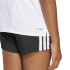 T-shirt Fitness adidas Fille from Jg Tr-Es 3Bandas Blanc/Noir