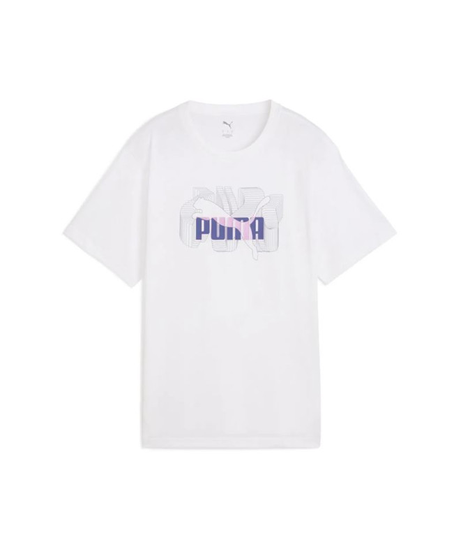 T-shirt Femme Puma Graphics Stacked No. 1 Logo...