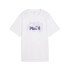 T-shirt Femme Puma Graphics Stacked No. 1 Logo Relaxed White