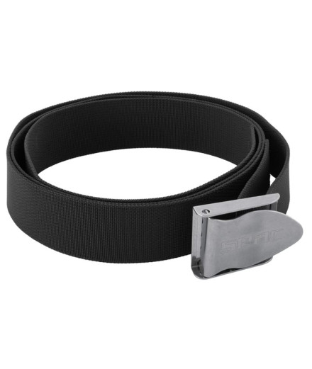 Ceinture Seac avec boucle en acier inoxydable Noir/Bleu