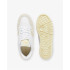Chaussures Lacoste Femme T-Clip Plat 125 1 Sfa Blanc/Jaune foncé