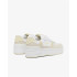 Chaussures Lacoste Femme T-Clip Plat 125 1 Sfa Blanc/Jaune foncé