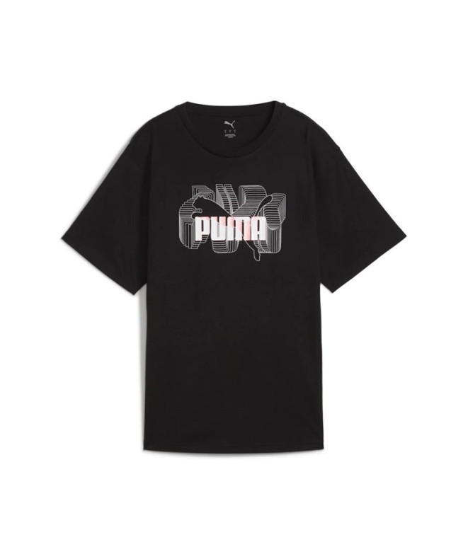 T-shirt Femme Puma Graphics Stacked No. 1 Logo...