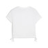 T-shirt Fille Puma Essentials Metallic Knotted Tee G White