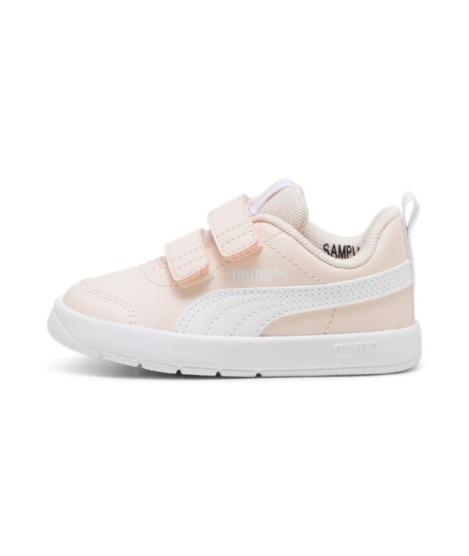 Chaussures Enfant Puma Courtflex V3 V Blanc Rose