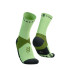 Chaussettes Running Trail Unisexe de Compressport Ultra V2.0 Woodbine/Shadow Lime