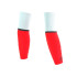 Protège-mollets Running Unisexe de Compressport Armforce Ultralight Blanc/Rouge