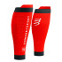 Running Unisexe Compressport R2 3.0 Calf Sleeves Rouge/Blanc
