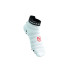 Chaussettes Running de Compressport Pro Racing V4.0 Ultralight Low White/Fluo Red