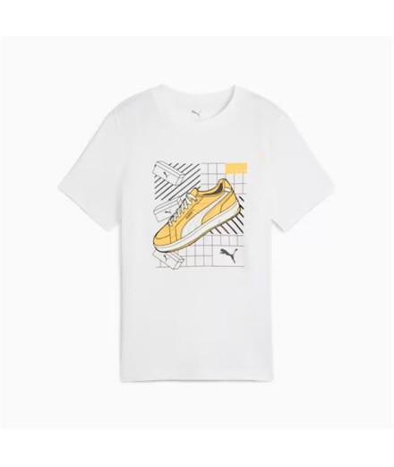 T-shirt Enfant Puma Graphics IV B Blanc