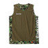 T-shirt de Basket-ball Spalding Réversible Camouflage/Kaki