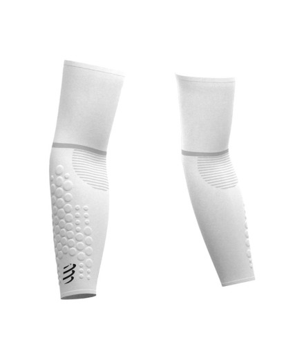 Brassards Running de Compressport ArmForce Ultralight White