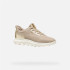 Chaussures Femme Geox Spherica Plus Lt Taupe/Gold