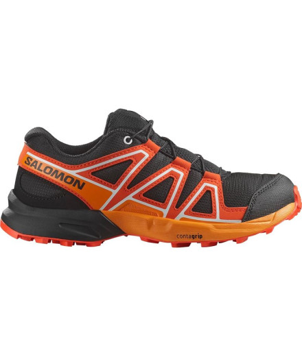Chaussures Montagne Salomon de Speedcross J Noir/Tomate...