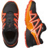 Chaussures Montagne Salomon de Speedcross J Noir/Tomate cerise/Turmeric Enfant