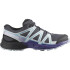 Chaussures Montagne Salomon de Speedcross Turbulence/Ballad Blue/Liberty Enfant