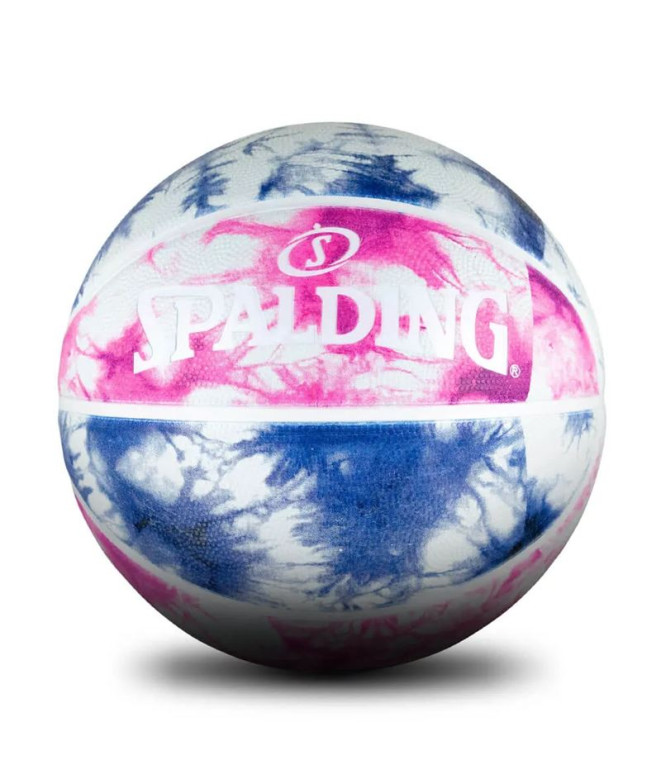 Balle Basket-ball Spalding de Tie Dye Sz6...