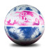 Balle Basket-ball Spalding de Tie Dye Sz6 Caoutchouc Rose/Bleu