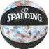 Balle Basket-ball Spalding de Tie Dye Sz5 Caoutchouc Noir/Bleu