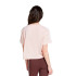 T-shirt adidas Haut Femme Essentials 3 Band Single Jersey Cropped Pink