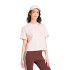 T-shirt adidas Haut Femme Essentials 3 Band Single Jersey Cropped Pink