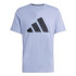 T-shirt Fitness adidas Homme de Tr-Es Fr Logo Violet/Noir