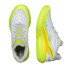 Chaussures Running Salomon de Phantasm 2 Blanc / Jaune de sécurité / Métal Homme