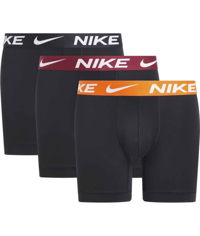 Slip Nike Boxer Brief Homme Noir/Orange Pack