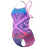 Maillot de bain Speedo Placement Digital Vback Femme Équilibre Rose- Bleu