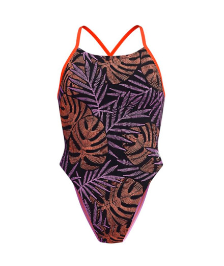 Maillot de bain Speedo Allover Digital Tie Back Femme...