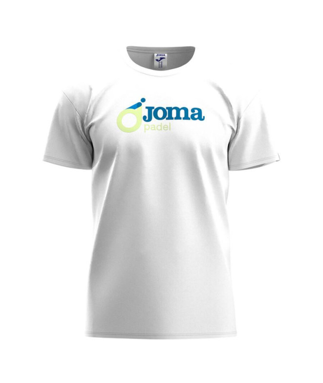T-shirt de Tennis Joma Torneo Homme Blanc