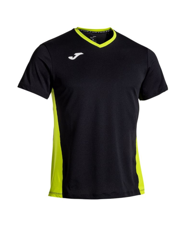 T-shirt de Tennis Joma Court Homme Noir/Vert
