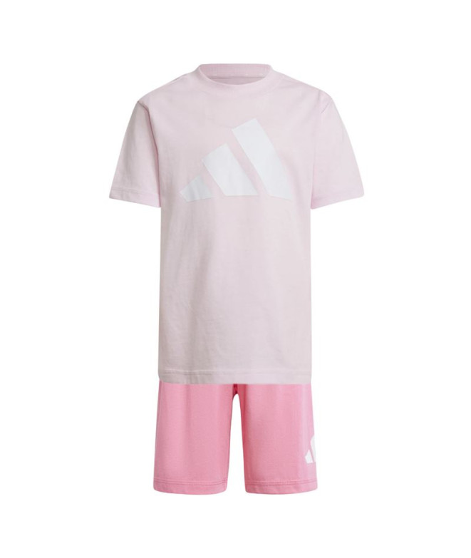 Ensemble adidas Lk Big Logo Enfant Rose