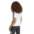 T-shirt adidas 3Bandas Sj Femme Blanc/Noir