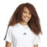 T-shirt adidas 3Bandas Sj Femme Blanc/Noir