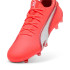 Bottes de football Puma King Ultimate Fg/Ag Rouge/Blanc