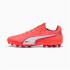 Bottes de football Puma King Ultimate Mg Rouge/Blanc